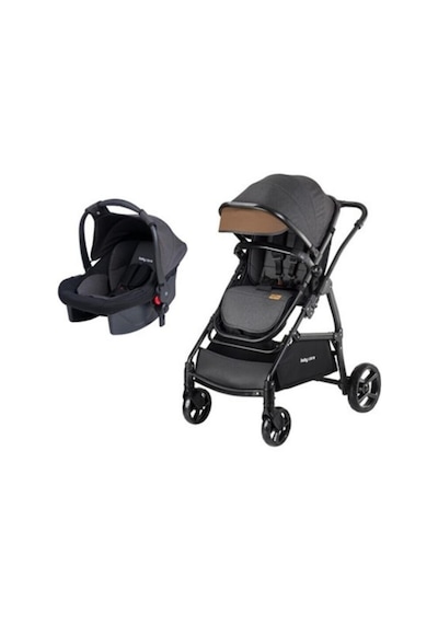 Baby Care Siyah BC-310 Safari Trio Travel Bebek Arabası