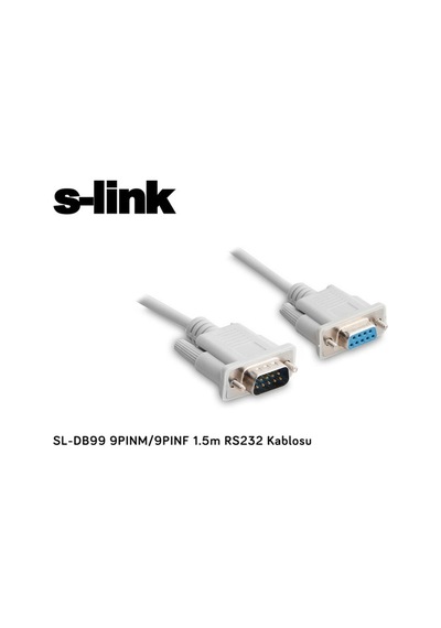 S-Link Sl-Db99 Erkek Dişi 1.5M Rs232 Kablosu