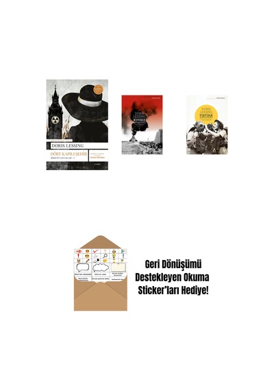 Dört Kapılı Şehir + Kıyısız + Fırtına + Okuma Sticker'ları