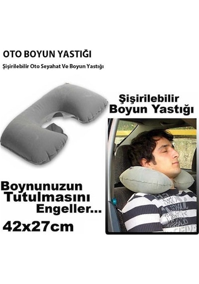 Ankaflex Seyahat Boyun Yastığı Gri