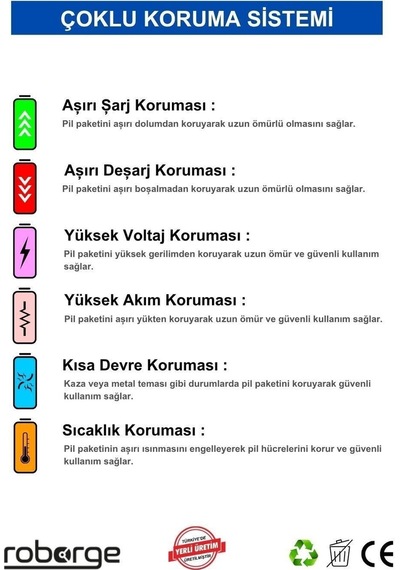 Neabot Nomo N2 Robot Süpürge Uyumlu Batarya 6400 Mah - Muadil Ürün