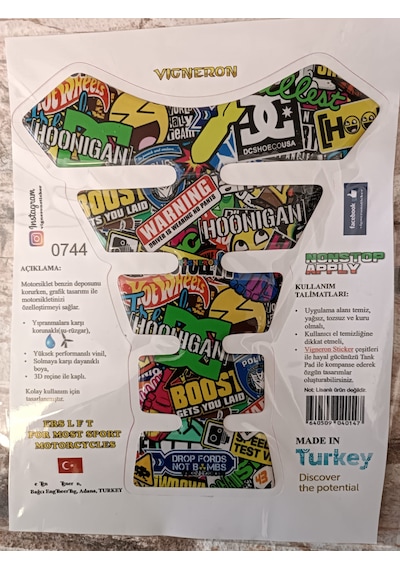 Vigneron Warnıng Depo Tankpad