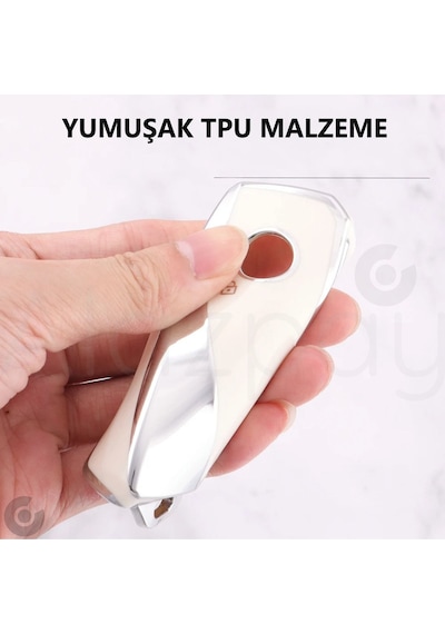 Bmw İ7 İ5 İ4 İx X1 X5 X6 X7 Xm 2 3 4 5 7 Serisi G07 F98 G70 G09 Gümüş Tpu Anahtar Kılıfı Siyah