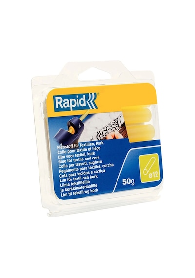 Rapid 40107353 Tekstil için Mum Silikon Çubuk 12 MM 6 Adet