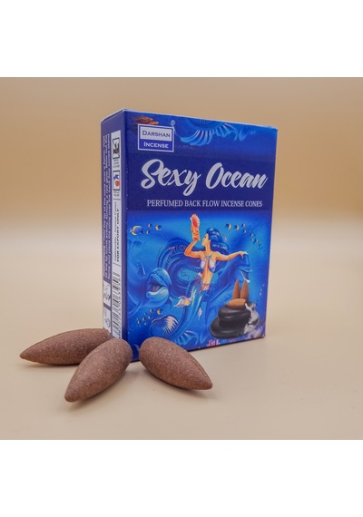 Darshan Sexy Ocean Geri Akış Tütsü Ferah Ve Sucul Aromalı Backflow Tütsü