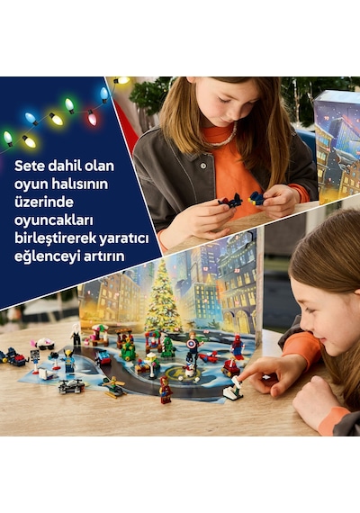 LEGO® ǀ Marvel 2026 Yılbaşı Takvimi 76340 - 6 Yaş ve Üzeri Çocuklar için Süper Kahraman İçeren Oyuncak Yapım Seti (317 Parça)