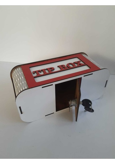 Karakoç Eğitim Araçları Tip Box Bahşiş Tip Kutusu Ahşap Kumbara Anahtarlı Kilitli Bahşiş Için Kutu