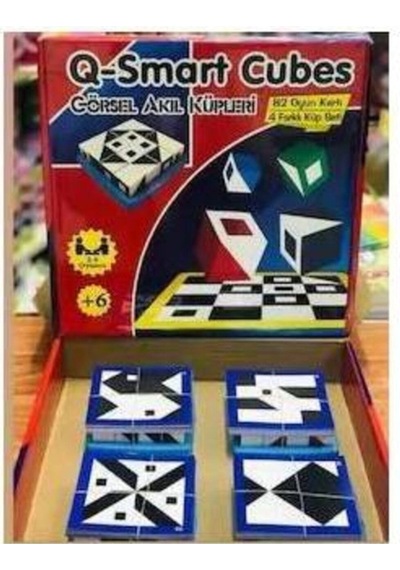 Elif Iş Eğitim Elif Q-Bitz Görsel Beceri Küpleri Akıl Ve Zeka Oyunu Smart Cubes