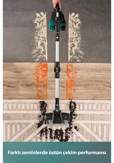 Homend Dustrider 1264H Şarjlı Turbo Başlıklı Dikey Süpürge
