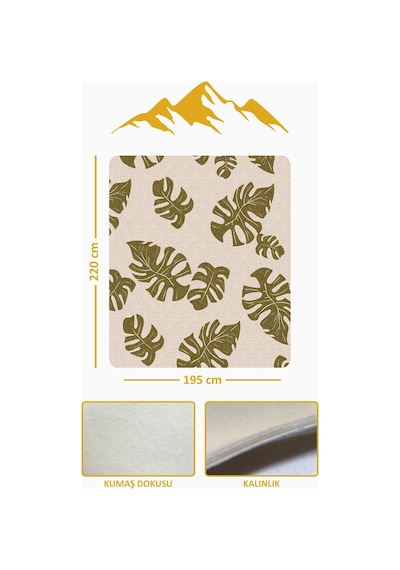 Soft Touch Çift Kişilik Modern Konfor Serisi Termal Battaniye Ybt0041 Renkli