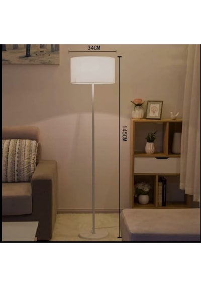Mylights Modern Spor Lambader Köşe Lambası Yerden Aydınlatma Beyaz