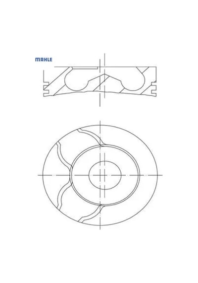 Motor Piston Segman 0.50 Clıo-kng 1.5 Dcı K9k 76.50 26 Pim 0.20mm. Kısa Mahle 120a10282r/ 7701475703/ 7701475898