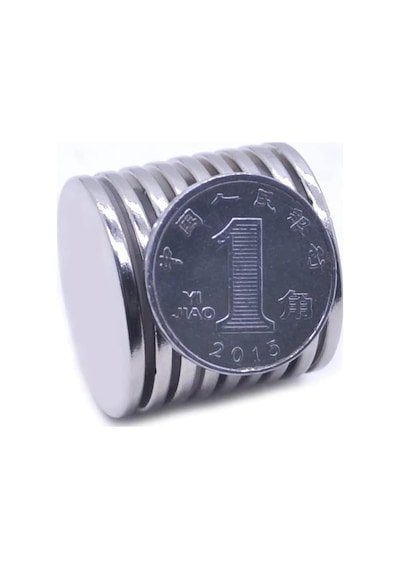 10 Adet 25x2,5 Mm Yuvarlak Güçlü Neodyum Mıknatıs Çap 25mm Kalınlık 2,5mm