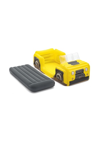 Bestway 67714 4x4 Jeep Temalı Şişme Çocuk Yatağı Lacivert