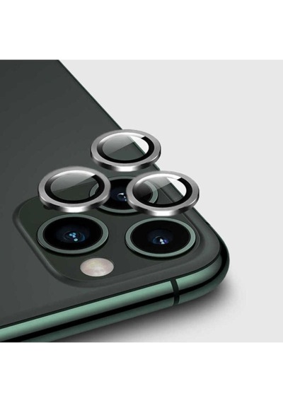 Apple Uyumlu iPhone 11 Pro Zore Cl-01 Kamera Lens Koruyucu Gri