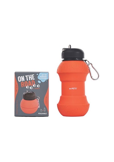 M-pets On The Road Katlanır Köpek Seyahat Su Kabı Turuncu 550 Ml 244-51051.01