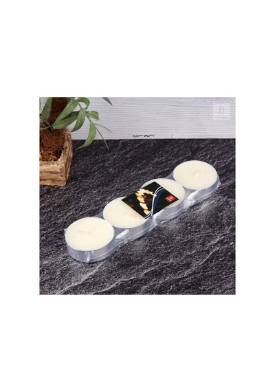 3 Adet Tohana Maxi Tealight Mum 4'lü Çok Renkli
