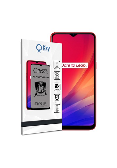 Realme C3 ile Uyumlu Tam Kaplayan Mat Seramik Hayalet Nano Esnek Ekran Koruyucu