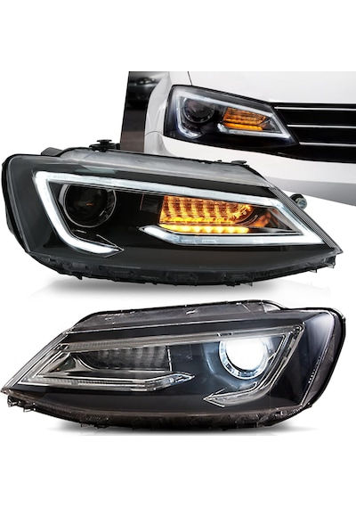 Volksvagen Jetta 2011-2012-2013-2014 Audi Dizayn Ledli Ön Far