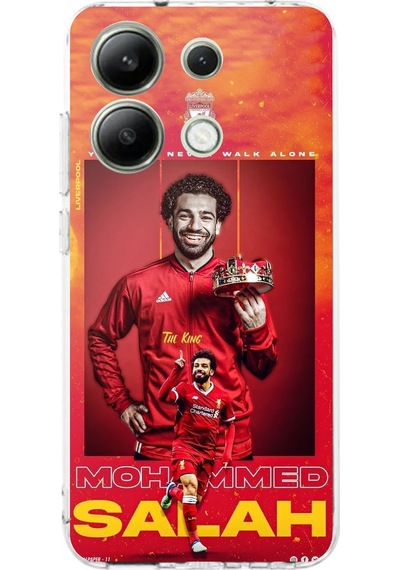 Redmi Note 13 4g Uyumlu Salah King Kral Tasarımlı Baskılı Silikon Kılıf Renkli
