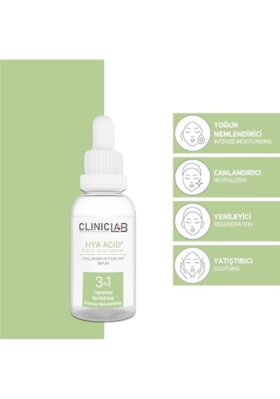 Hyaluronik Ve Folik Asit Serum 30 Ml