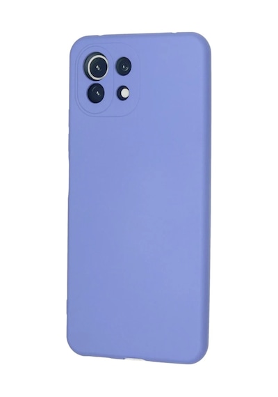 Xiaomi Mi 11 Lite Uyumlu Kılıf Nano İçi Kadife Silikon - Lila