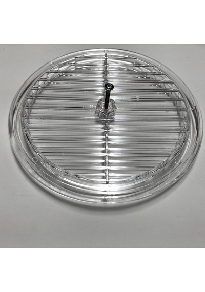Cam Menfezi Şeffaf - Isı Cam / Cam Balkon / Sandvic Panel Için Oval Havalandırma Menfezi 15cm