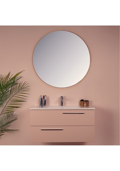 Kobos Serenity 100 Cm Banyo Dolabı Seti Rose Kobos Serenity 100 Cm Banyo Dolabı Seti Rose