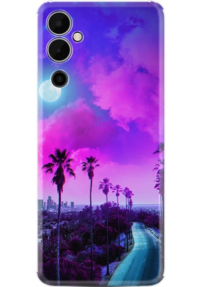 Tecno Pova 4 Pro Kılıf Resimli Desenli Silikon Platinium Series Purple Way 1843