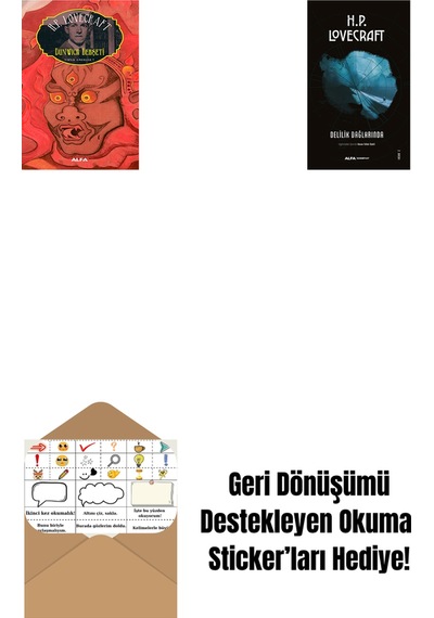 Dunwich Dehşeti + Delilik Dağlarında + Okuma Sticker'ları