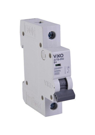 Viko 4vtb-1b04 Otomatik Sigorta 4,5ka B Tipi 1 Kutup 04a 10