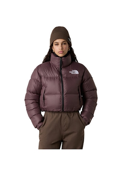 The North Face W Nuptse Short Jacket Kadın Outdoor Montu 700 Dolgu Kaz Tüyü Nf0a5ggebq71 Gri Gri