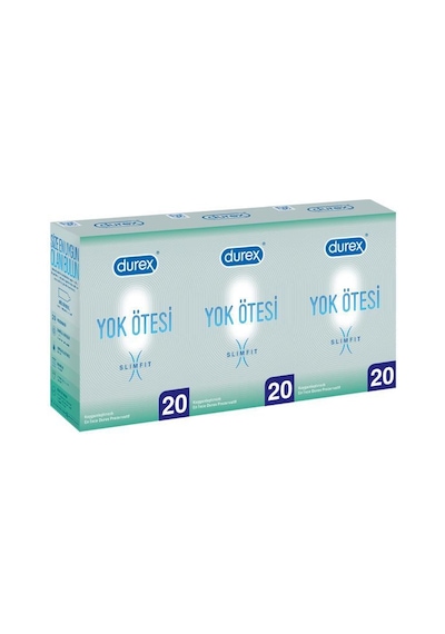 Durex Yok Ötesi Slim Fit İnce Prezervatif 60'lı