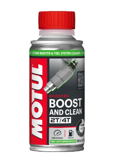 Motul Boost And Clean Scooter - Oktan Arttırıcı Ve Yakıt Temizleyici 100 Ml