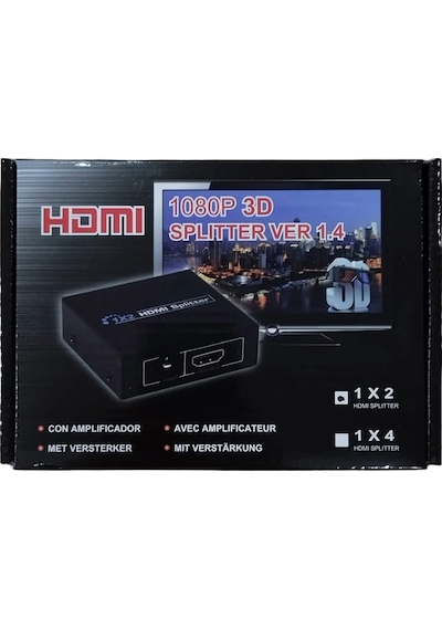 Hdmı Splitter 1x2 Çoklayıcı Uyumlu