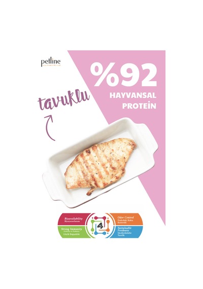Petline Junior Kitten Tavuklu Yavru Kedi Maması 2 x 1500 G
