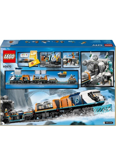 LEGO® City Kaşiflerin Kuzey Kutbu Ekspres Treni 60470 - 7 Yaş ve Üzeri STEM’e İlgi Duyan Çocuklar için Yaratıcı Oyuncak Yapım Seti (1517P)