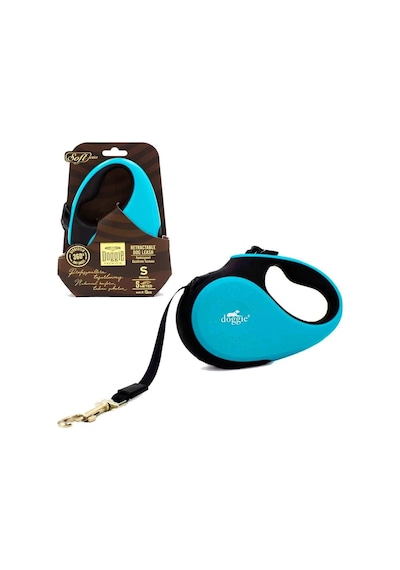 Doggie Otomatik Köpek Tasması Soft S 15 KG 5 Mt Mavi