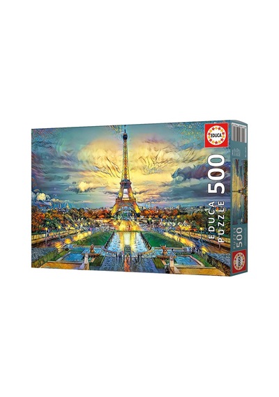 Educa 500 Parça Eyfel Kulesi Puzzle - 19621 - Eiffel Tower