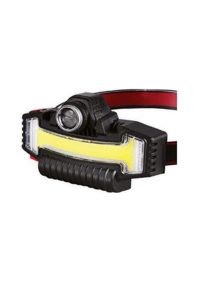 Panther Pt-5685 Usb Şarjlı Kafa Lambası 1000 Lumen Zoomlu Cob Led Işık Siyah