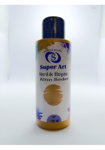 Superart Akrilik Boya Altın Sedef Altın Sedef