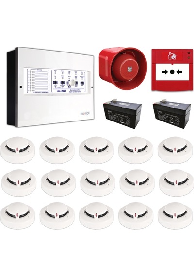 Mavigard Maxlogic 15 Li Konvansiyonel Yangın Alarm Seti