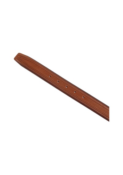 Fındık Erkek F-734-42 Grande Arsel Deri Klasik Kemer Genişlik 3.5 Cm Bej