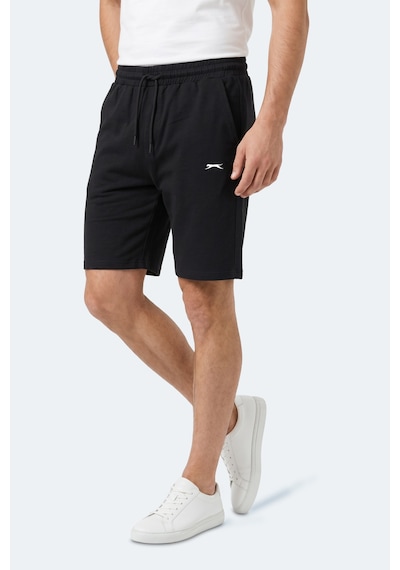 Slazenger Kasey Erkek Pamuklu Siyah Şort