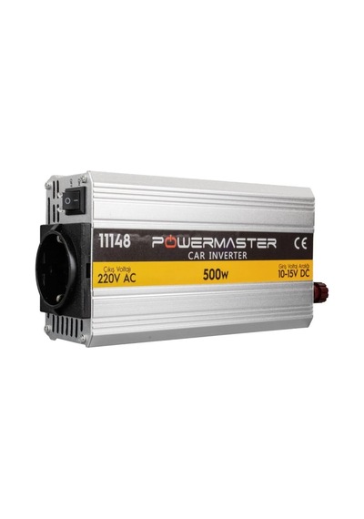 Nlb Ticaret Shopzum Pm-11148 12 Volt - 500 Watt Modıfıed Sınus Inverter 10-15v Arası-220v Ac Renkli