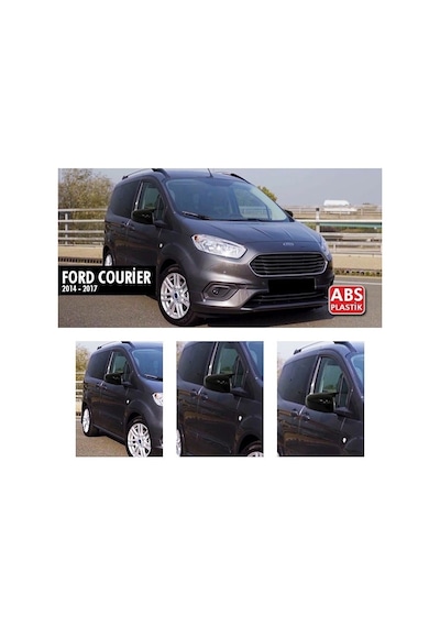 Ford Courier Yarasa Ayna Kapak - 2014 2017. Piano Black - Sağ+sol