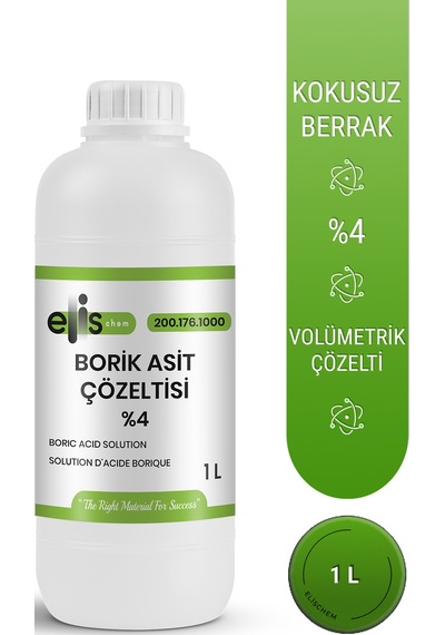 Borik Asit Çözeltisi %4