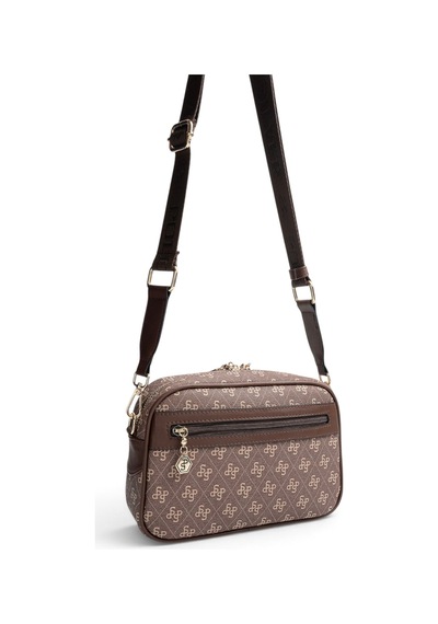 Silver & Polo Silver Polo Kahve - Kahve Monogram Kadın Çapraz Çanta Sp1297