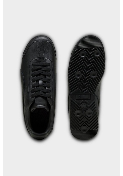 Puma Roma Beyaz Hakiki Deri Erkek Sneaker Siyah