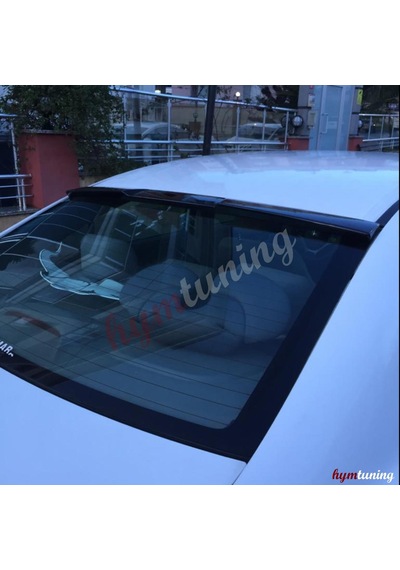 Honda Civic Fb7 Cam Üstü Spoiler. Yarasa Cam Üstü. Parlak Siyah